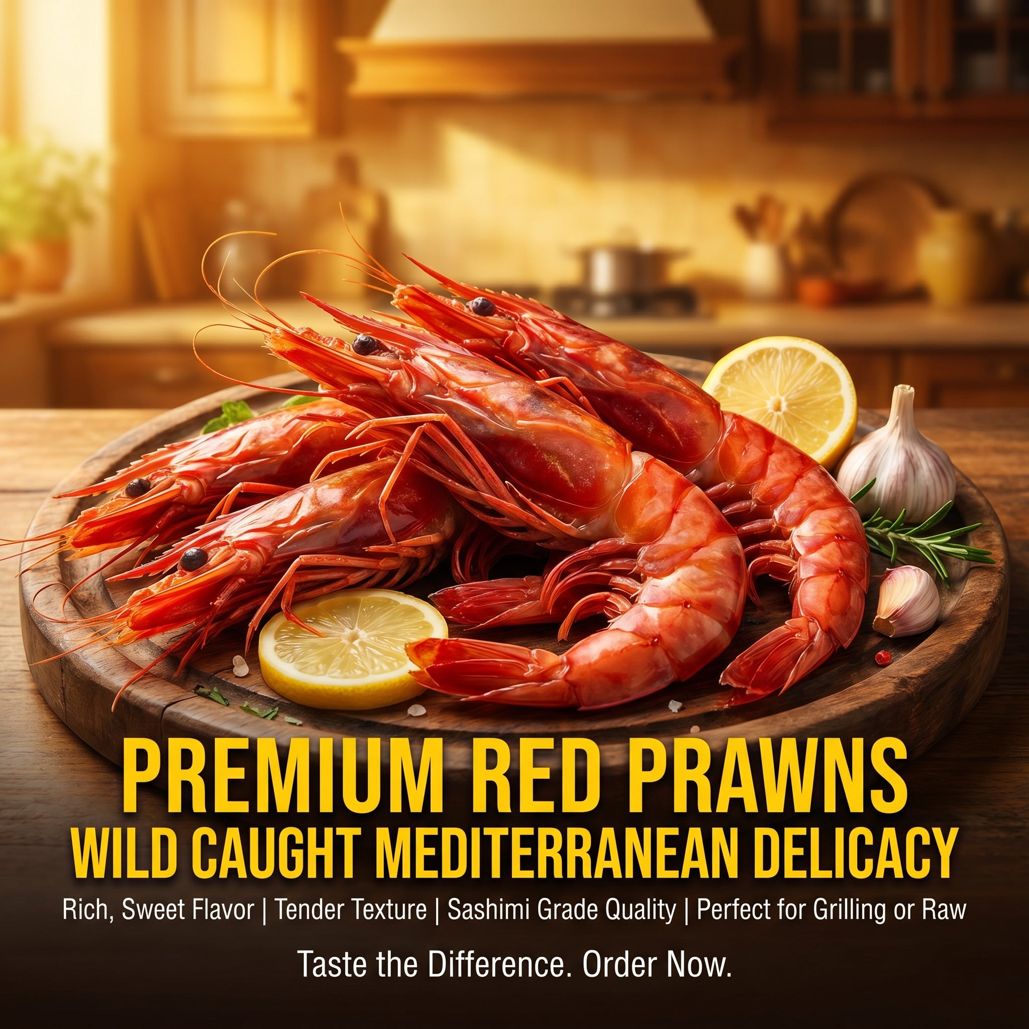 Chef’s Selection Scarlet Carabineros – Five-Star Restaurant Quality at Home