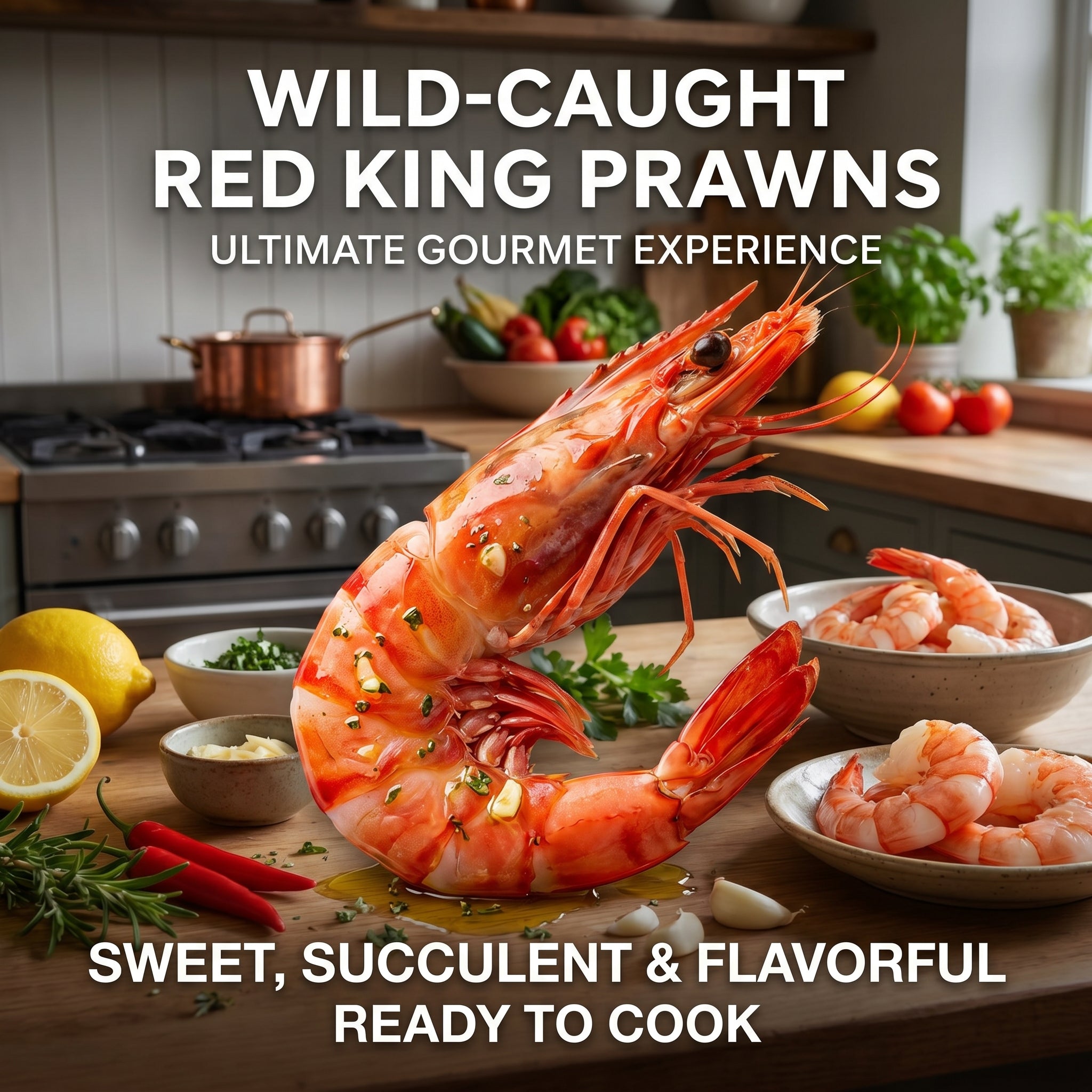 Chef’s Selection Scarlet Carabineros – Five-Star Restaurant Quality at Home